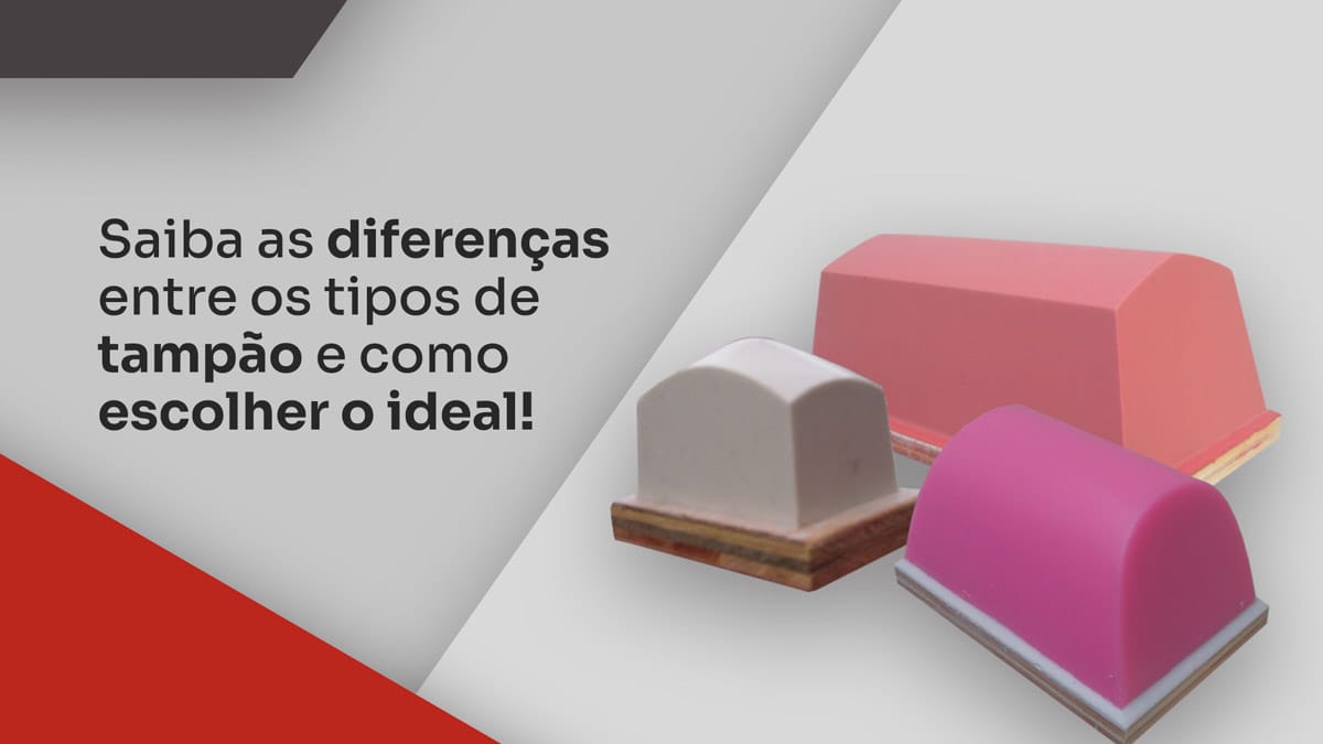 Descubra as diferenças entre tampões branco, vermelho e pink para tampografia e escolha o ideal para seu processo com as dicas da Tampoart.